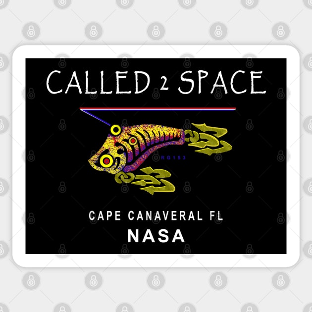 Lure of Space Nasa, Cape Canaveral, Called 2 Space Sticker by The Witness